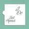 I Do Cookie & Craft Stencil | CM152 by Designer Stencils | Cookie Decorating Tools | Baking Stencils for Royal Icing, Airbrush, Dusting Powder | Craft Stencils for Canvas, Paper, Wood | Reusable Food Grade Stencil